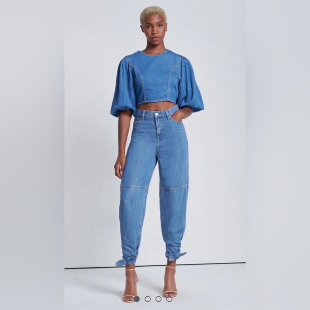 7 For All Man Kind Tapered Ankle Rie Jean in Tulip